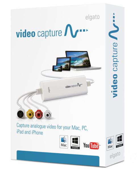 Video Capture, siirrä ja kopioi videokuvaa tietokoneelle, Macille tai PC:lle videonauhurista, videokamerasta yms. analogisesta videolaitteesta korkealaatuiseksi H.264 tiedostoksi.