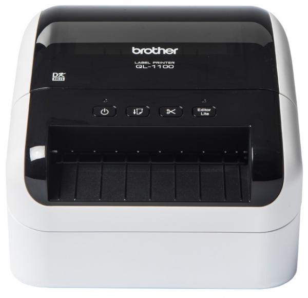BROTHER QL-1100 LABEL PRINTER, tarratulostin/etikettitulostin leveiden osoitetarrojen tulostukseen