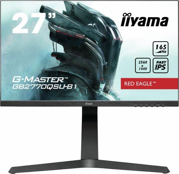iiyama G-MASTER Red Eagle GB2770QSU-B1 27 2560 x 1440 HDMI DisplayPort 165Hz Pivot näyttö