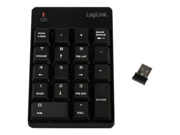 LogiLink Numeronäppäimistö, langaton USB 2.4GHz