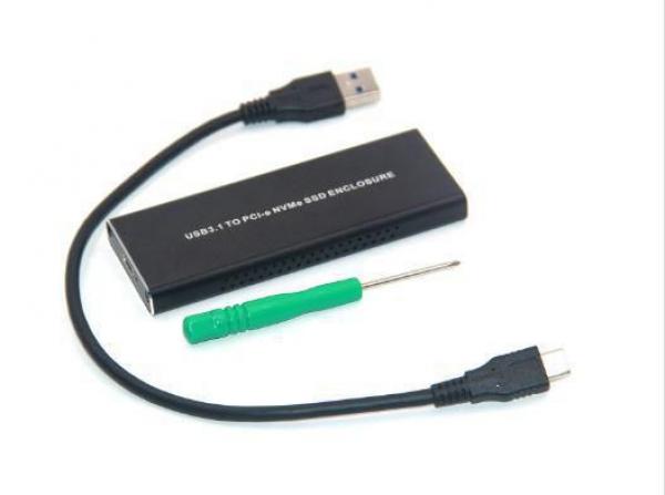 CoreParts - tallennuslaitteen kotelo - M.2 Card - USB 3.1