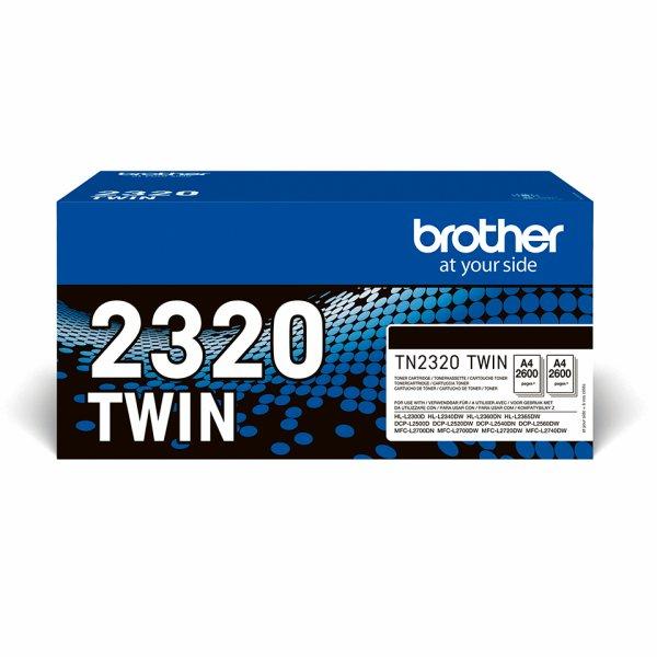 BROTHER TN2320 TWIN-paketti 2 kasettia paketissa