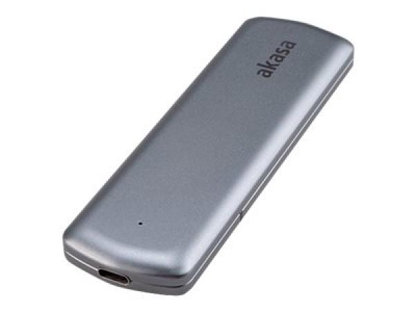 Akasa - tallennuslaitteen kotelo - M.2 NVMe Card / SATA 6Gb/s - USB 3.2 (Gen 2)