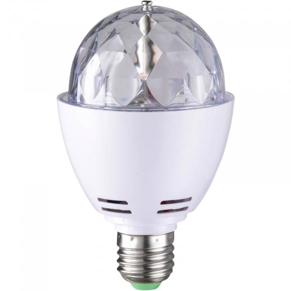 WOFI LED Disco pallo lamppu Bulb  E27 3W Colour Change Effect