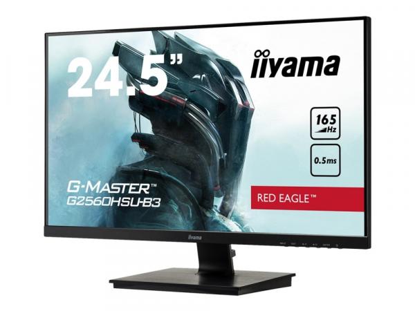 iiyama G-MASTER Red Eagle G2560HSU-B3 24.5 1920 x 1080 HDMI DisplayPort 165Hz
