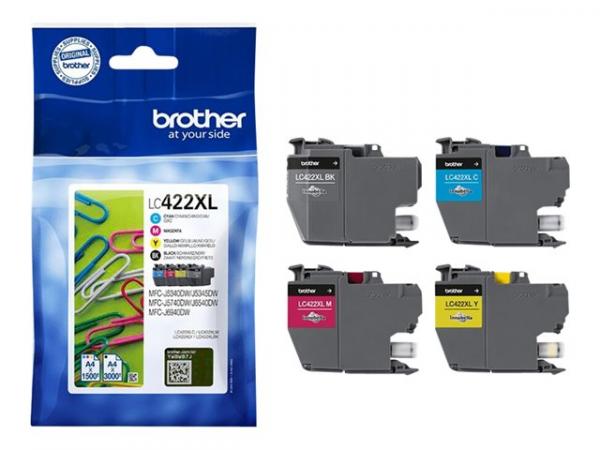  BROTHER Ink LC422XLVAL LC-422 Multipack