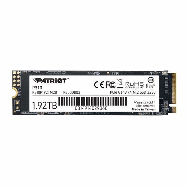 Patriot SSD P310 1.92TB M.2 PCI Express 3.0 x4 (NVMe)