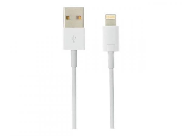 DELTACO USB-A to Lightning, 2m, valkoinen