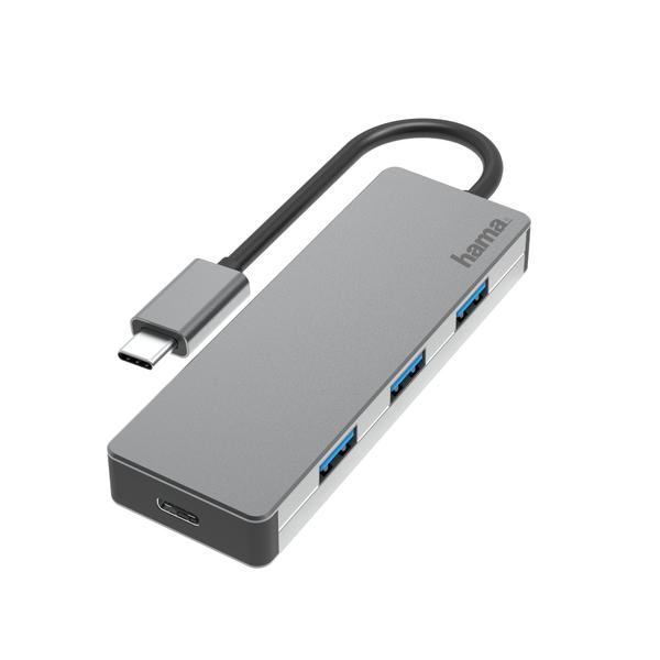 HAMA Hub USB-C 4x Portar 10 Gbit/s