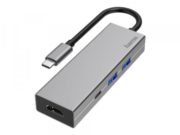 HAMA Adapter USB-C Multi 4x Portar HDMI
