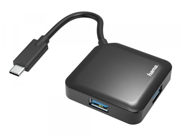 HAMA Hub USB-C 4x Porttia 5 Gbit/s