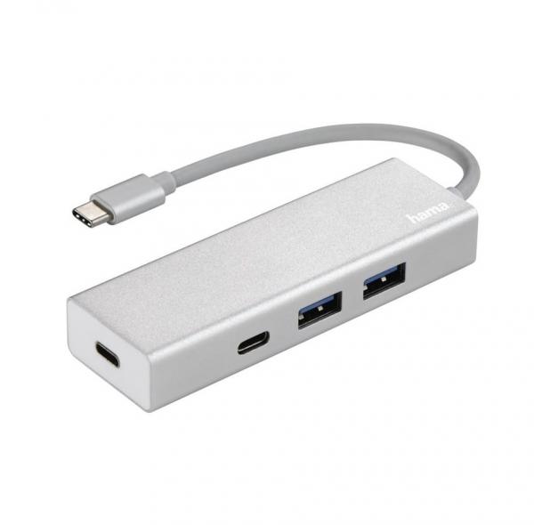 Hama Aluminium Hub 4 porte USB