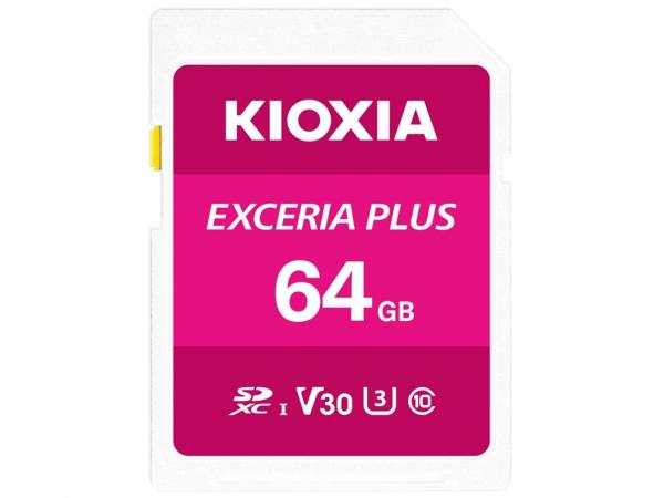 Kioxia Exceria Plus SDXC 64GB Class 10 UHS-1 U3
