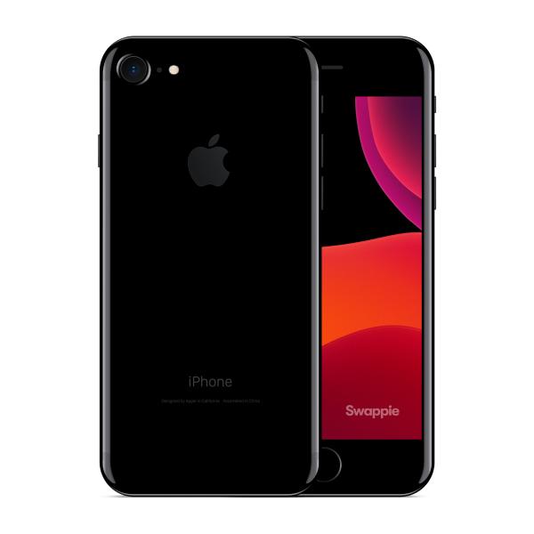 iPhone 7 - Jet Black - 128 GB - T1A - Okay Condition