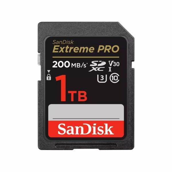 SANDISK SDXC Extreme Pro 1TB 200MB/s UHS-I C10 V30 U3