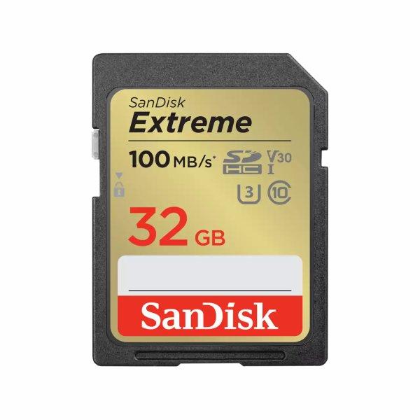 Sandisk Extreme SD 32GB 1 Y RescuePro Deluxe, 100MB/60MB/s