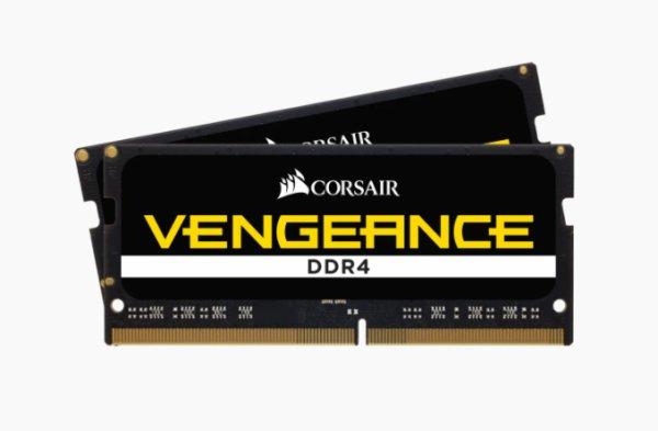 Corsair Vengeance 64GB DDR4 SODIMM 3200MHz, 2x32GB, 1.2V, Black