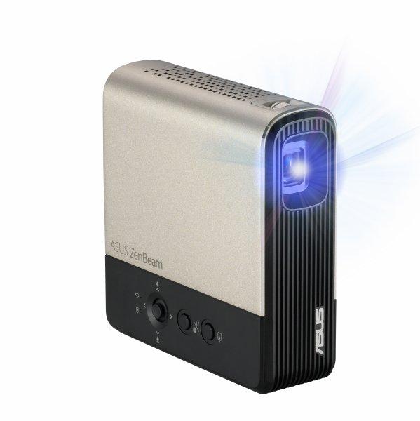 ASUS ZenBeam E2 mini LED projector 854x480p 300 LED lumens 5W speaker Built-in battery