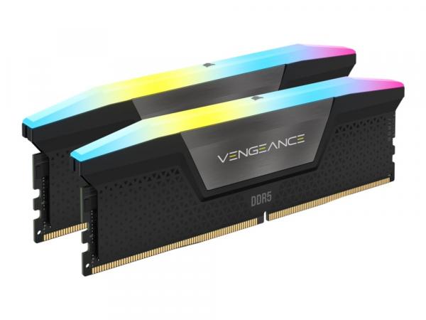 Corsair Vengeance RGB 32GB (2-KIT) DDR5 6000MHz CL40 Black