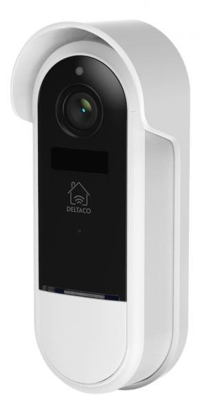 DELTACO SMART HOME kamerallinen WiFi-ovikello, IP65, säänkestävä