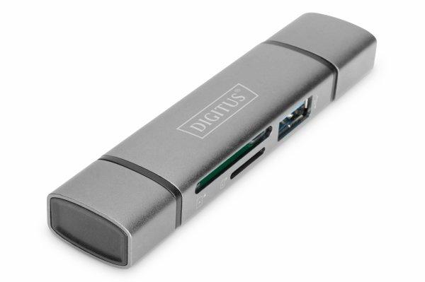 Digitus Combo USB-C + USB 3.0 grey