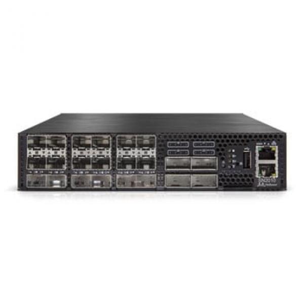 NVIDIA Spectrum 10/25GbE 100GbE 1U 18 SFP28++ 2 power supplies (AC), x86 Atom CPU, short depth
