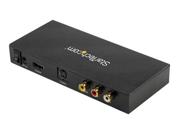 S-Video or Composite to HDMI Converter Audio - 720p Video transformer