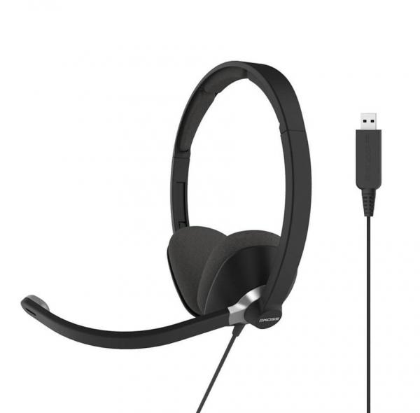 KOSS Kuuloke CS300 USB On-Ear Mic Musta