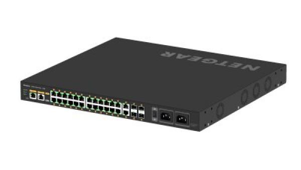 Netgear Switch M4250-26G4F-PoE++ (GSM4230UP) 24x1G PoE++ 1,440W 2x1G and 4xSFP Managed