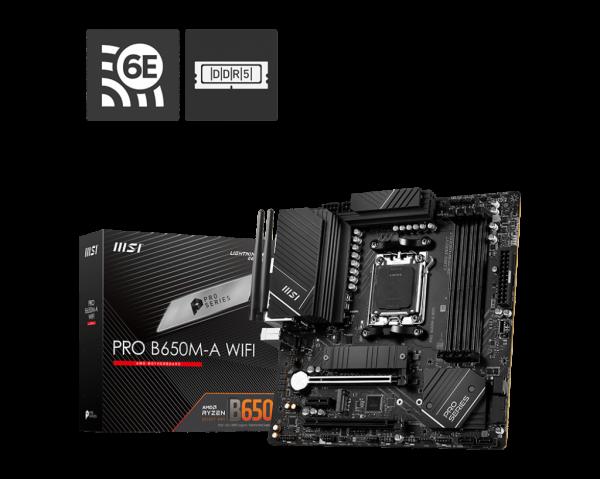 MB MSI AMD AM5 PRO B650M-A WIFI