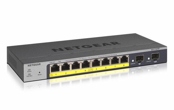 NETGEAR Pro GS110TPv3 Switch 8-porte Gigabit  PoE+