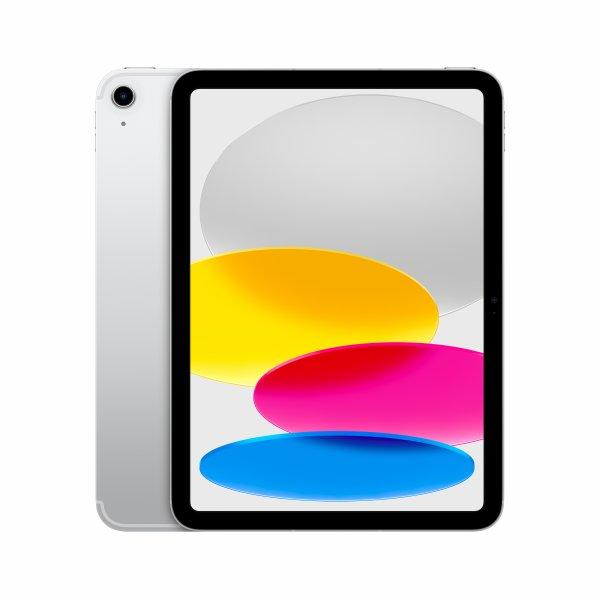 Apple 10.9-inch iPad Wi-Fi + Cellular - 10th generation - tablet - 64 GB - 10.9" IPS (2360 x 1640) - 3G, 4G, 5G - LTE - silver