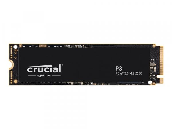 SSD Crucial P3 M.2 500GB PCIe Gen3x4 2280 Tray