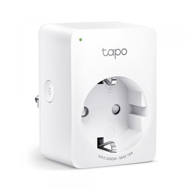 TP-Link Tapo P110 V1 - älylaitteella etäohjattava älypistorasia - sähkömittari/energiankulutusmittari - 802.11b/g/n, Bluetooth 4.2