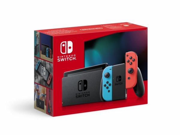 Nintendo Switch Neon-Red / Neon-Sinen (uusi Modell 2022)