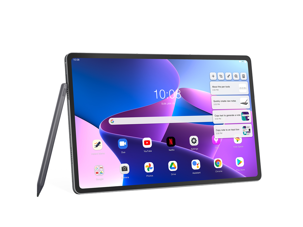 Lenovo Tablet P12 Pro 12.6'' QC Snapdragon 870, 8GB,256GB, 2560*1600 OLED, Incl Pen (No Keyboard)