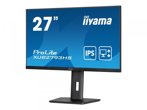 iiyama ProLite XUB2793HS-B5 27 1920 x 1080 HDMI DisplayPort 75Hz Pivot Skrm