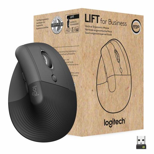 Logitech LIFT WL ergonominen pystyhiiri yrityksille , oikeakätinen
