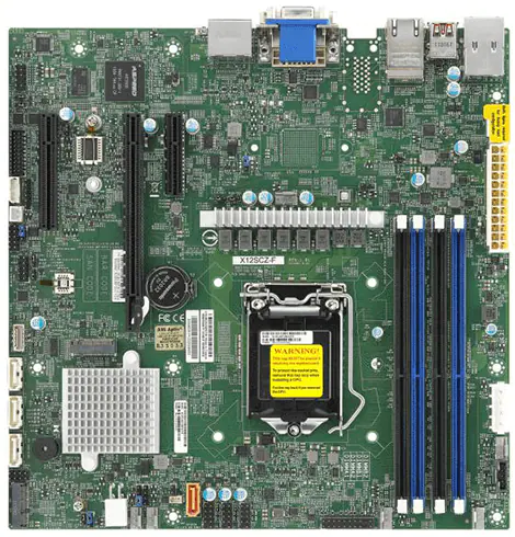 SUPERMICRO X12SCZ-QF Micro-ATX LGA1200  Intel Q470
