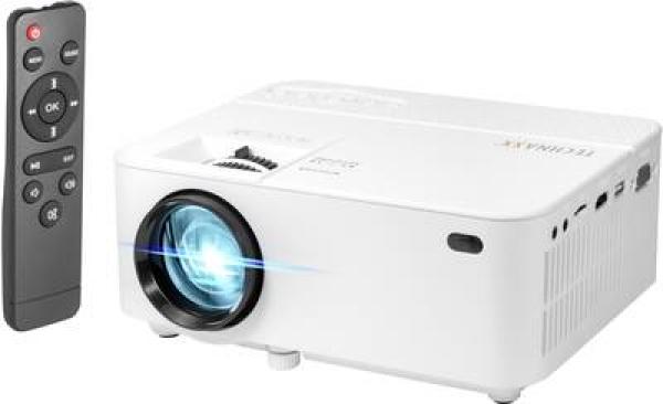 Technaxx Mini LED Projector, 1800 Lumen, 800x480, Full HD support, 176