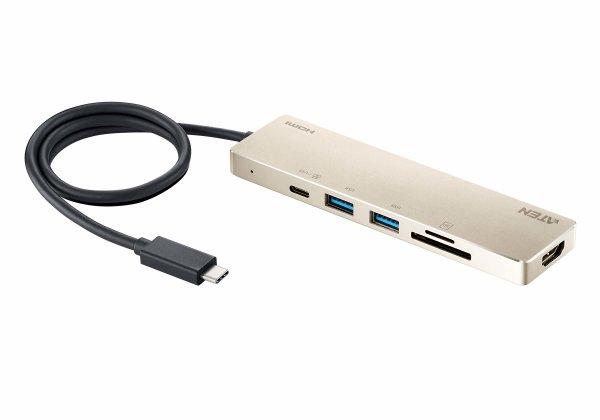 ATEN USB-C Multiport Mini Dock with Power Pass Through PD60W