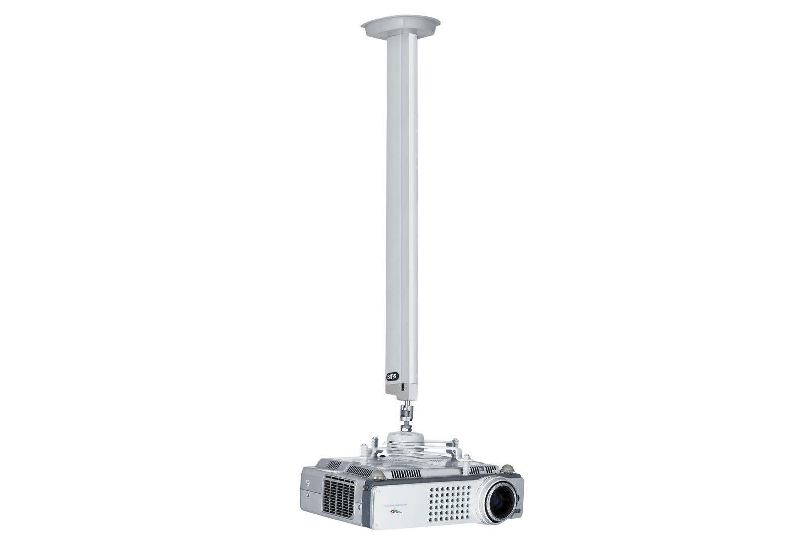 SMS Projector CL F500 incl Unislide, Aluminium/Silver, | Fixed 500mm | Ceiling | Max 12kg | Hopea