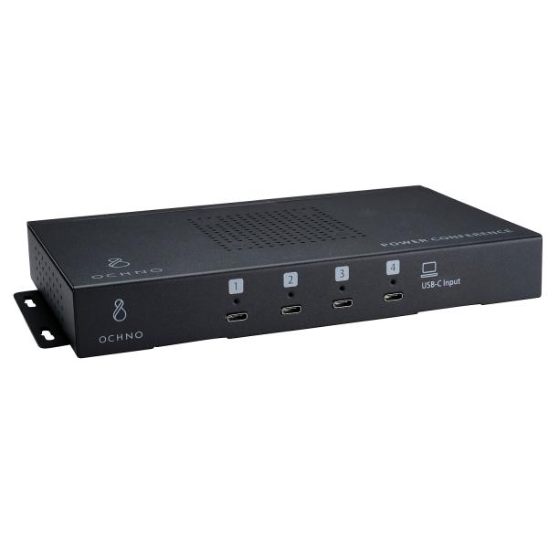 Ochno O-PC-3 - Power Conference main unit, 4x USB-C with HDMI 2.0 and USB 3.0 pass-through