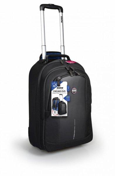 PORT Designs 15.6"" Chicago EVO 2-in1 Backpack and Trolley /170231
