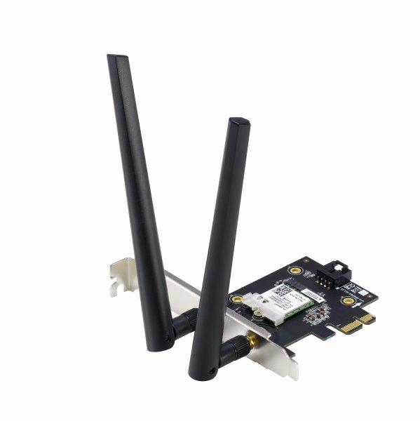 ASUS PCE-AX1800 Dual Band MU-MIMO PCIe WiFi 6 (802.11ax) Bluetooth 5.2 - INET-