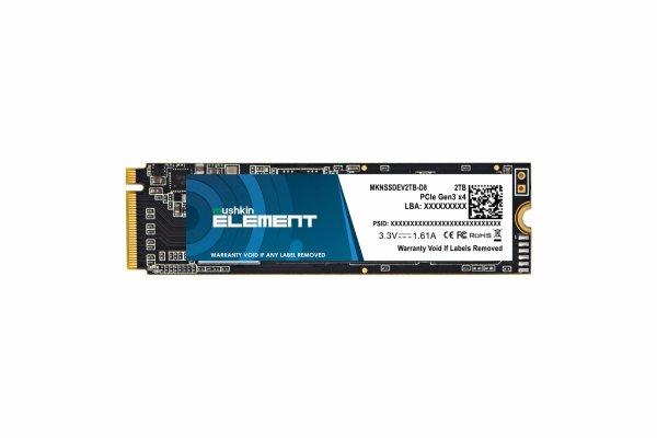 Mushkin Element NVMe SSD, PCIe 3.0 M.2 Typ 2280 - 2TB