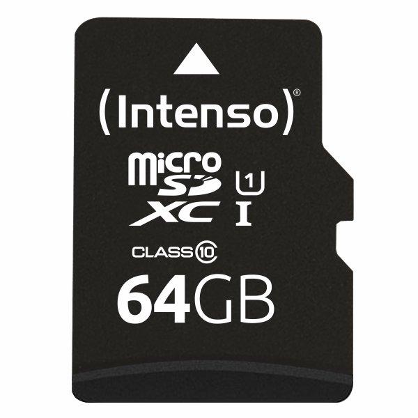 Intenso microSDXC           64GB Class 10 UHS-I U1 Performance
