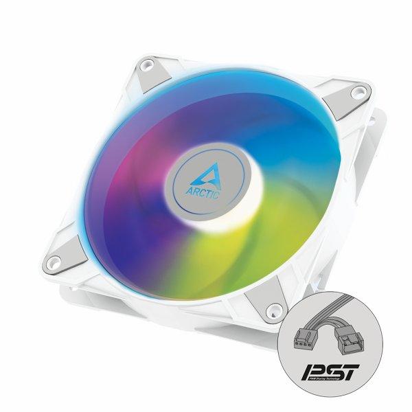 Arctic P14 140 mm Pressure Optimized Case Fan PWM Controlled Speed with PST, A-RGB Illumination