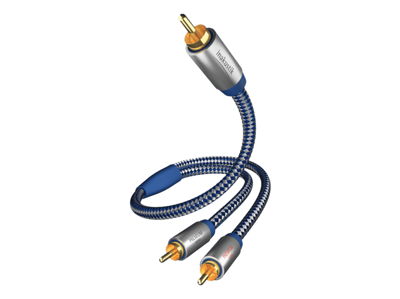 in-akustik Premium Y Subwoofer Kabel Cinch - 2x Cinch 3,0 m
