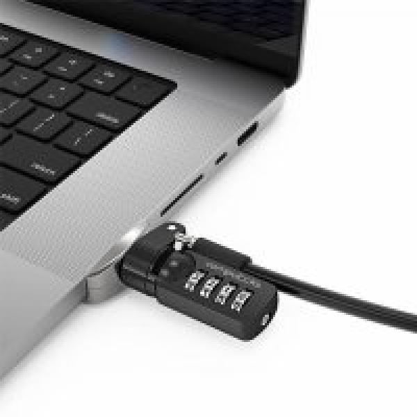 Compulocks MacBook Pro M1 16-inch (2021) Lock Adapter With Combination Lock Adapter til lsning af slot for sikkerhed